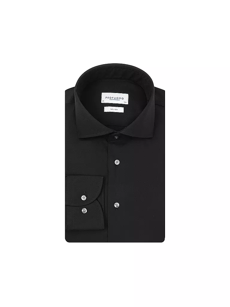 PROFUOMO | Chemise Slim Fit | Noir