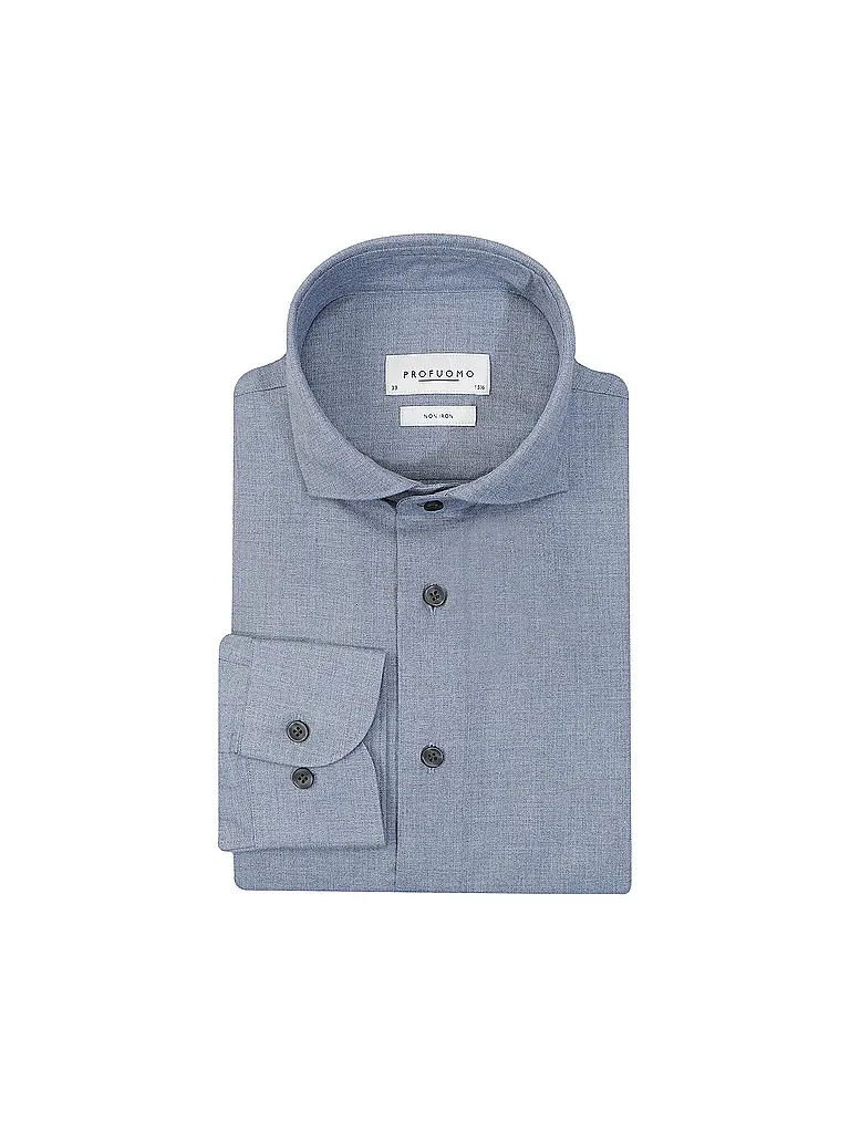 PROFUOMO | Chemise Slim Fit | Bleu