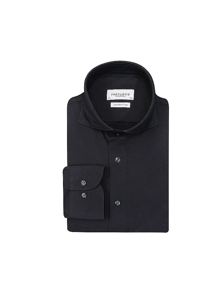 PROFUOMO | Chemise Slim Fit | Bleu foncé