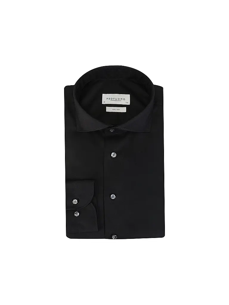 PROFUOMO | Chemise Slim Fit | Noir