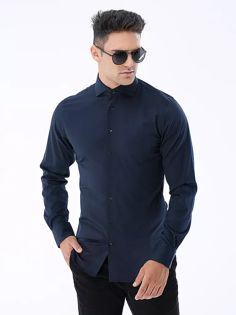 PROFUOMO | Chemise Slim Fit | blau