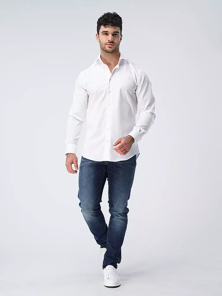 PROFUOMO | Chemise Slim Fit | weiss