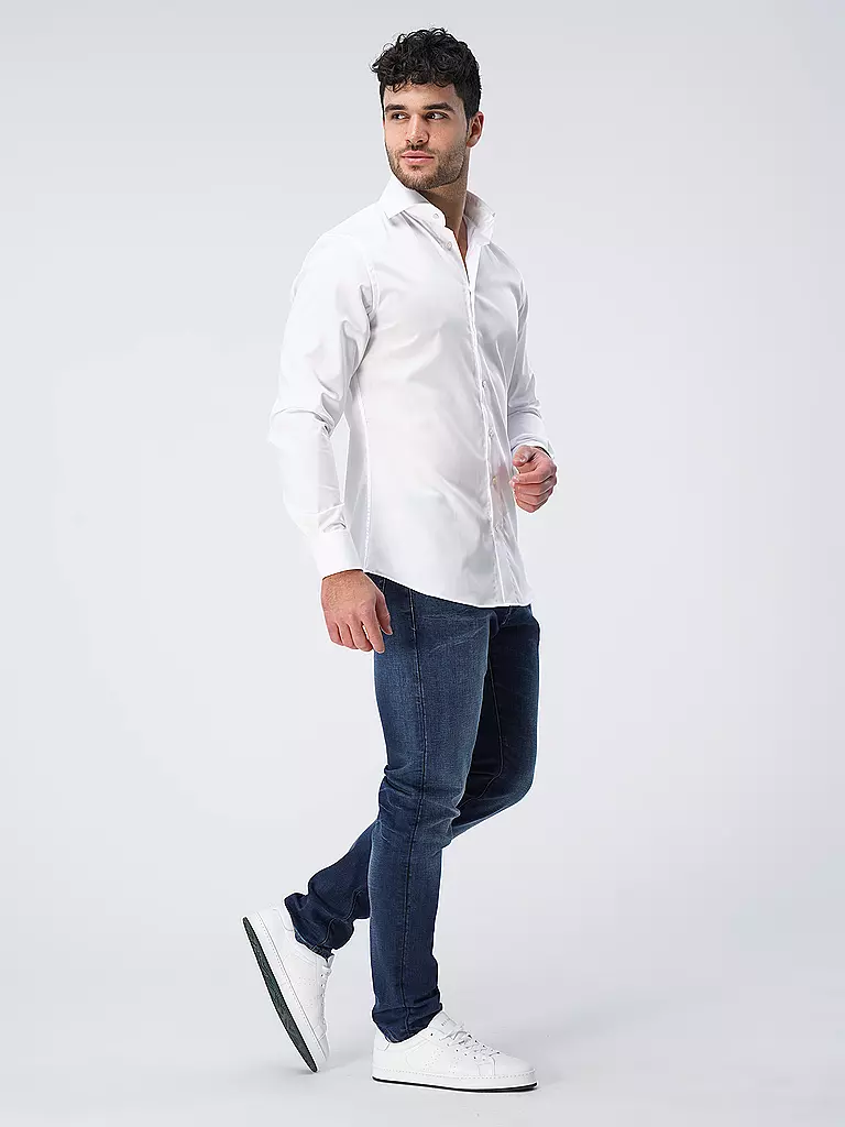 PROFUOMO | Chemise Slim Fit | weiss