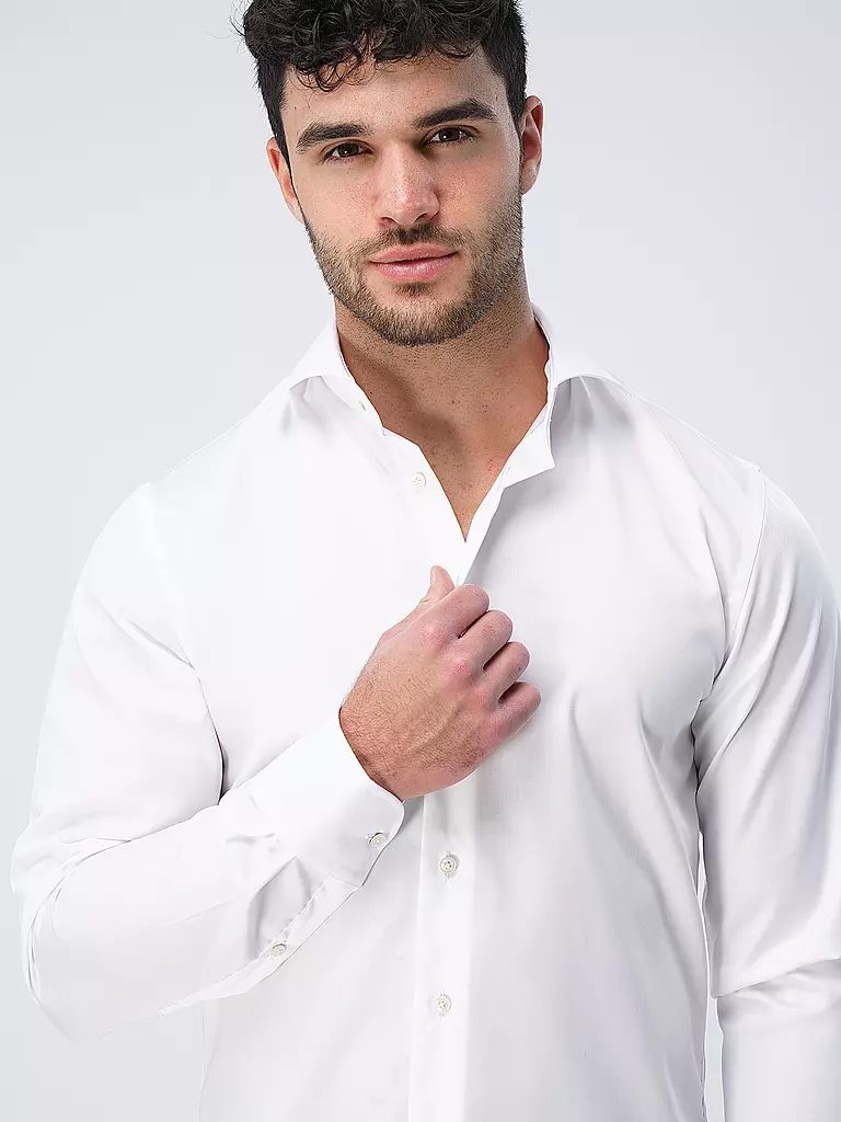 PROFUOMO | Chemise Slim Fit | weiss
