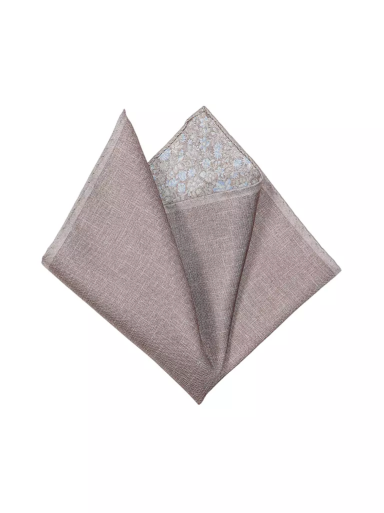 PROFUOMO | Foulard de poche en soie | braun