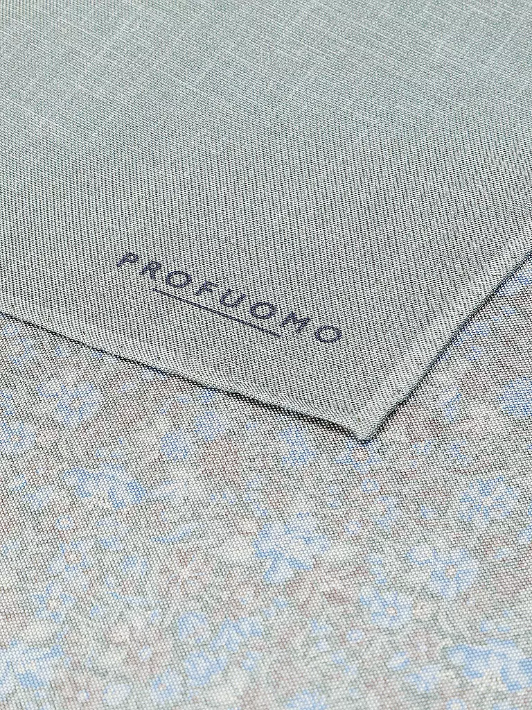 PROFUOMO | Pochette de costume en soie | Vert