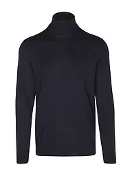 PROFUOMO | Pull à col roulé | Bleu foncé