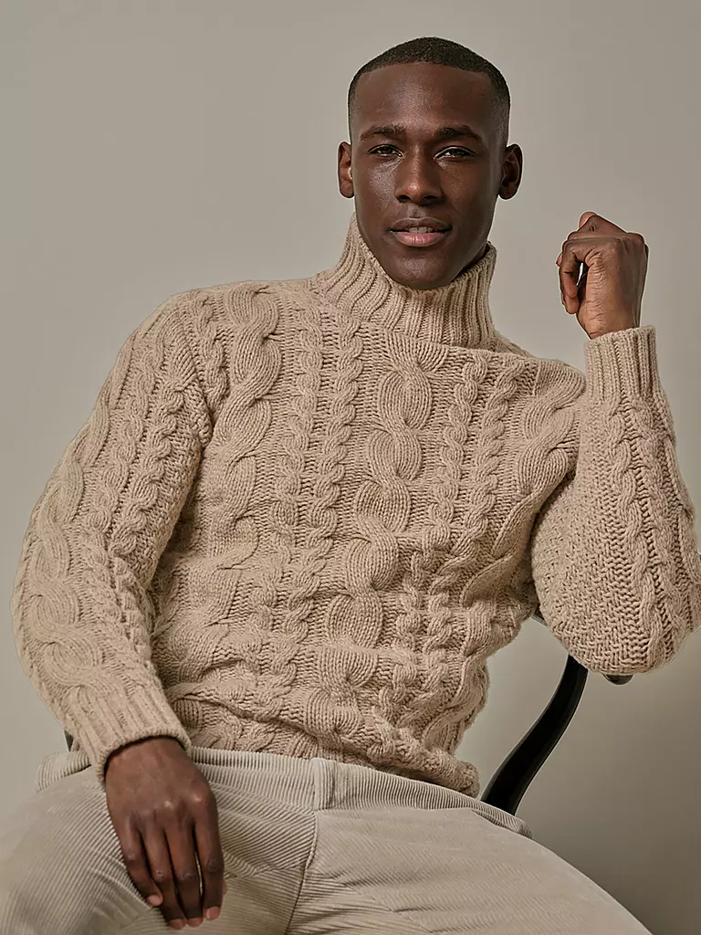 PROFUOMO | Rollkragenpullover | Marron