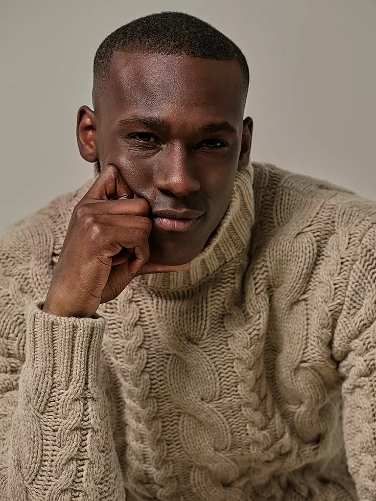 PROFUOMO | Rollkragenpullover | Marron