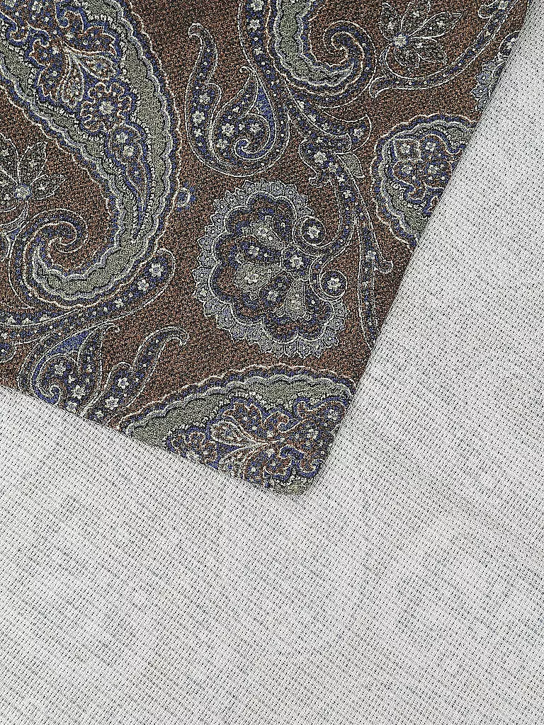 PROFUOMO | Seiden Stecktuch | Olive