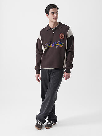 PROHIBITED | Polo-Pullover EMBLEM CONTRAST CLUBHOUSE