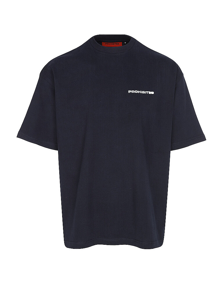 Prohibited T-shirt bleu marine L