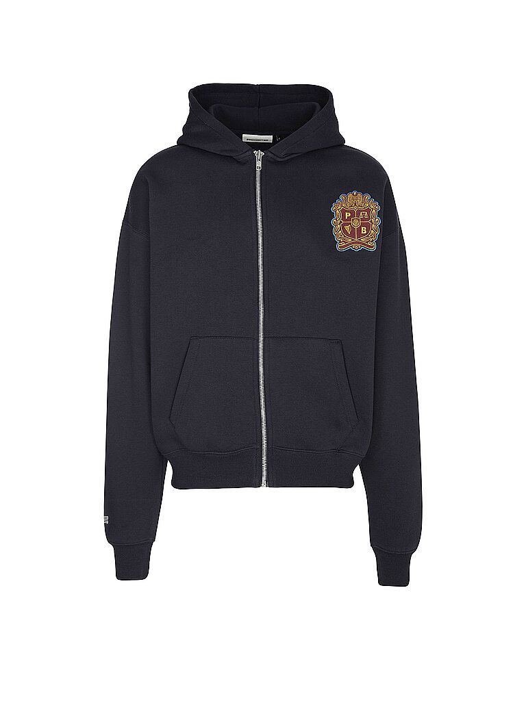 Nom du produit: Sweatjacke EMBLEM PATCH bleu marine S