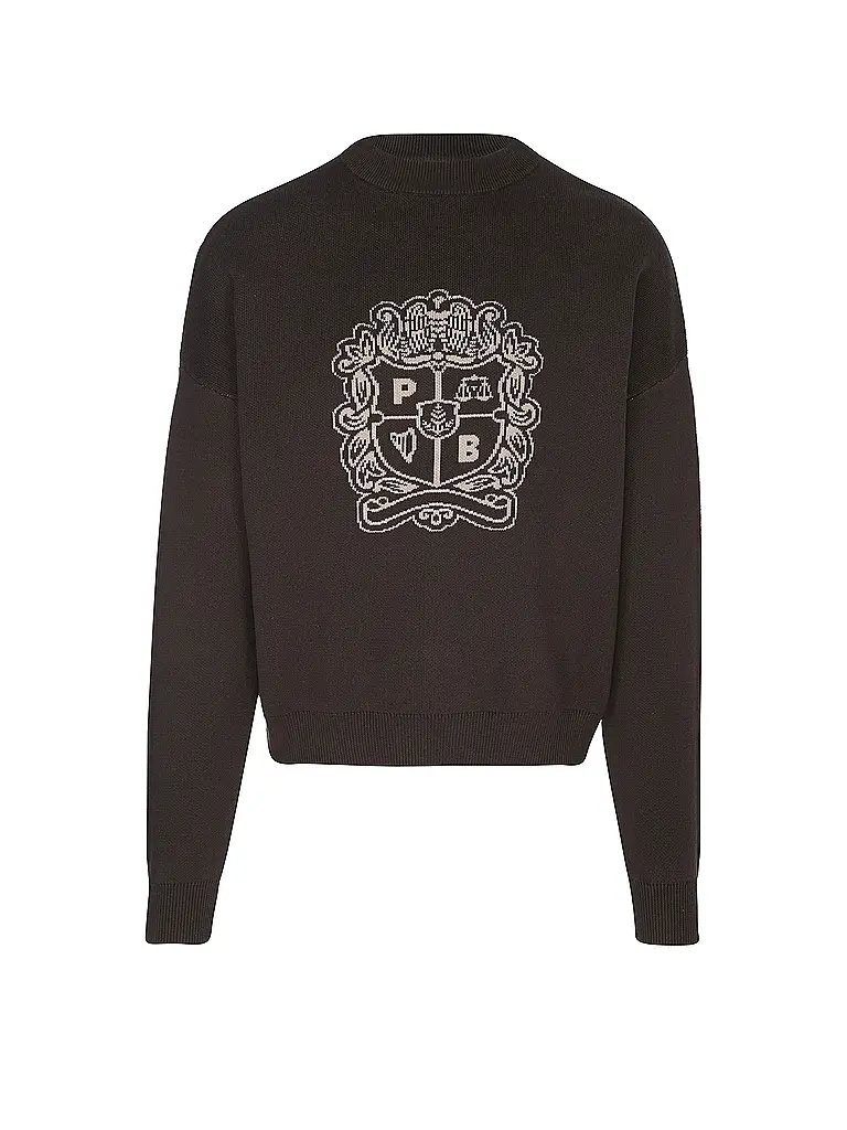 PROHIBITED | Nom du produit: Pull EMBLEM KNIT | Marron