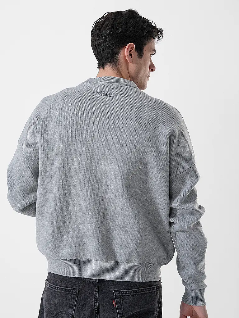 PROHIBITED | Nom du produit: Pull EMBLEM KNIT | Gris