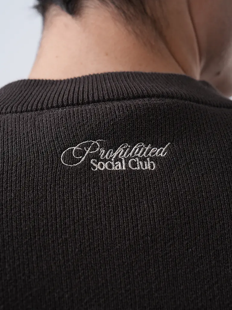 PROHIBITED | Nom du produit: Pull EMBLEM KNIT | Marron