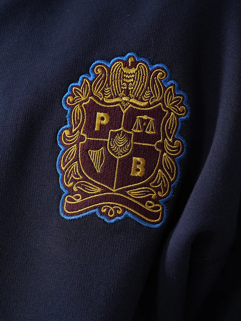 PROHIBITED | Nom du produit: Sweatjacke EMBLEM PATCH | Bleu foncé