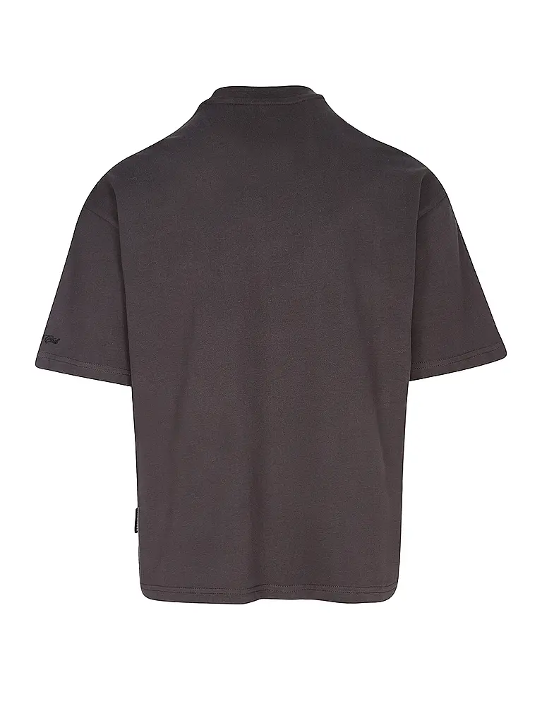 PROHIBITED | Nom du produit: T-Shirt LOWKEY VINTAGE
Marque: PROHIBITED
Couleur: brun
Catégories: Mode,Hommes

Longueur des manches: Manches courtes
Encolure: Col rond
Matière: Jersey,Coton
Motif: Uni
Coupe (vêtement): Oversized,Cropped
Détails: Logo | Marron