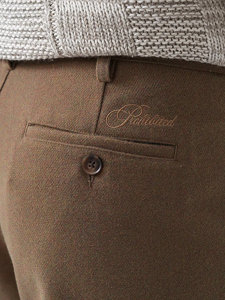 PROHIBITED | Nom du produit : Pantalon DOUBLE PLEATED CLUB PANTS | Camel