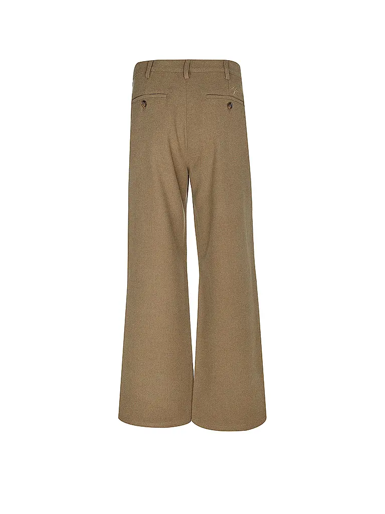 PROHIBITED | Nom du produit : Pantalon DOUBLE PLEATED CLUB PANTS | Camel