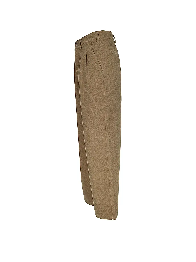PROHIBITED | Nom du produit : Pantalon DOUBLE PLEATED CLUB PANTS | Camel