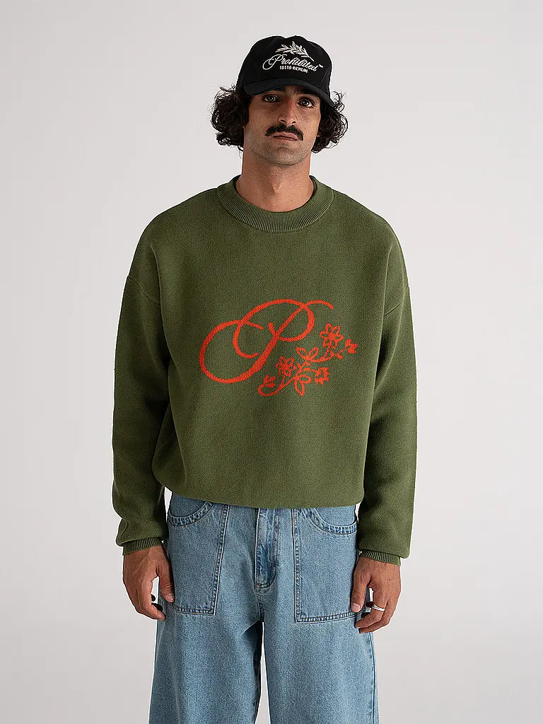 PROHIBITED | Pullover BLOOM | olive
