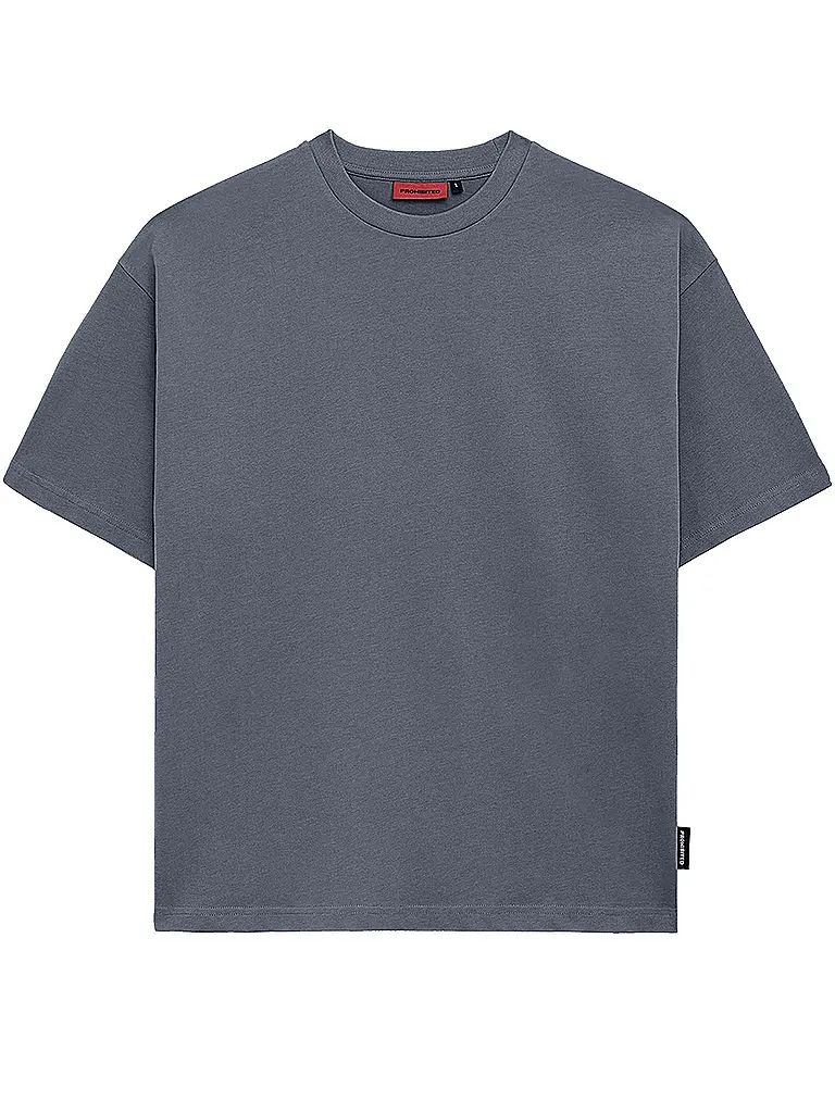 PROHIBITED | T-shirt Coupe Oversize | grau