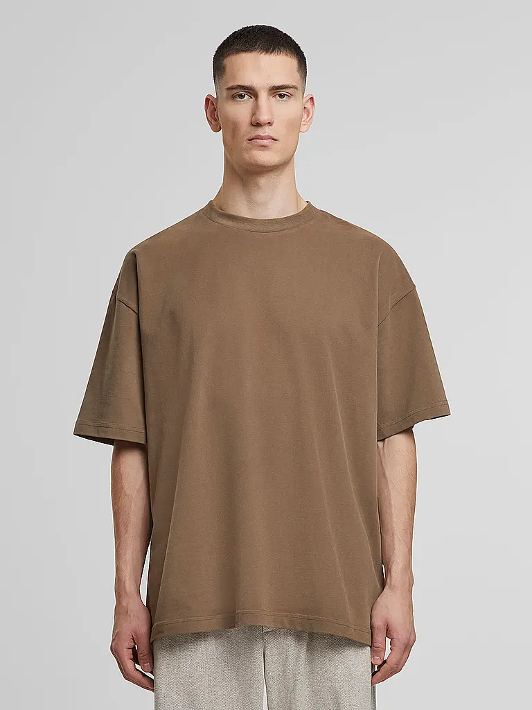 PROHIBITED | T-shirt Coupe Oversize | braun