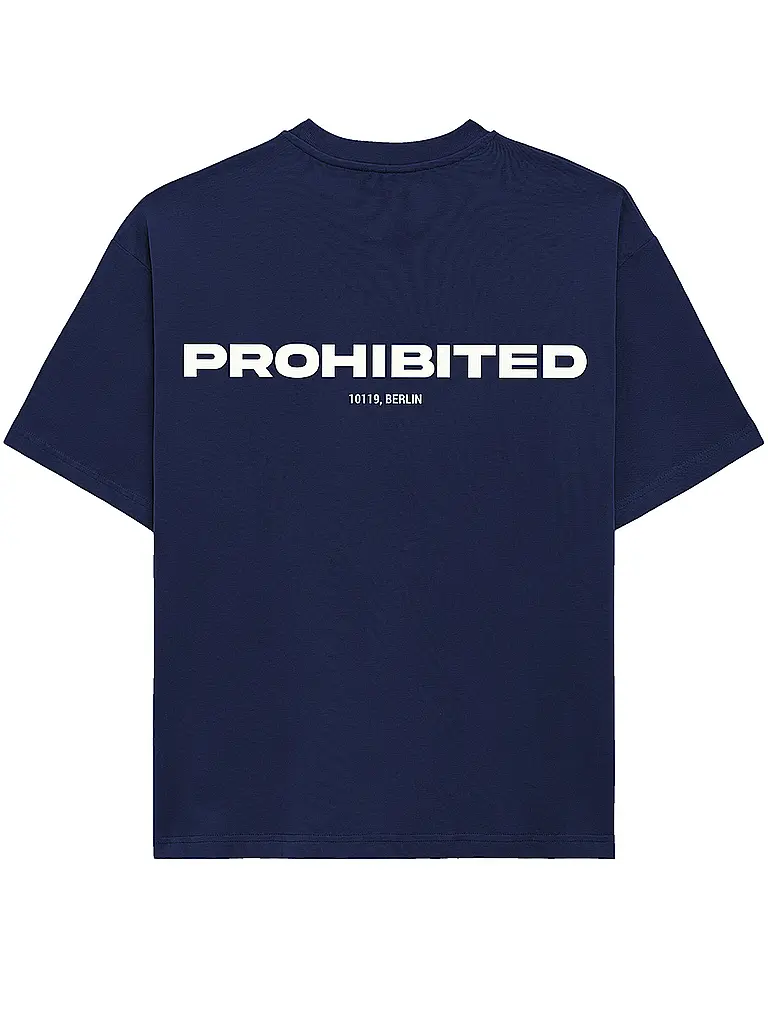 PROHIBITED | T-shirt | dunkelblau
