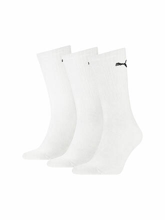 PUMA | Chaussettes de sport, lot de 3, blanc