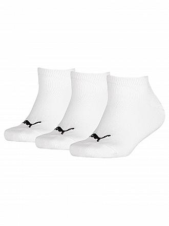 PUMA | Chaussettes sneakers garçon lot de 3 blanc