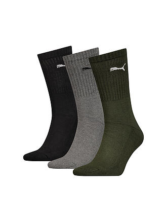 PUMA | Chaussettes lot de 3 combo vert