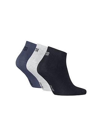PUMA | Chaussettes sneaker lot de 3 marine / gris
