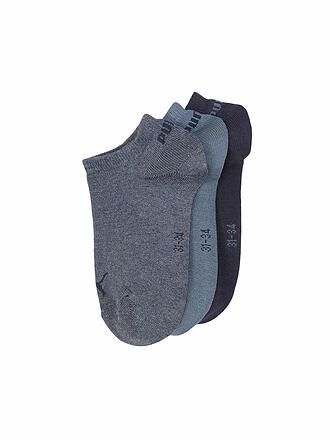 PUMA | Chaussettes sneaker enfant lot de 3 bleu denim