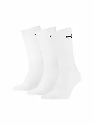 PUMA | Chaussettes de sport, lot de 3, blanc | Blanc