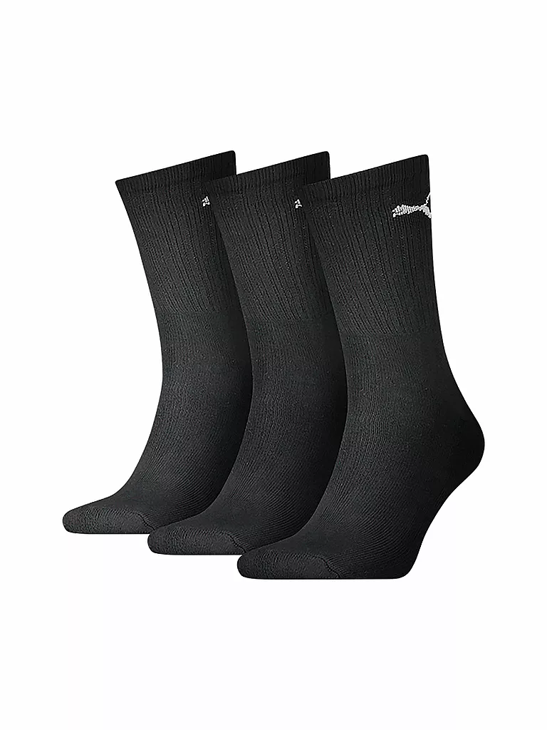 PUMA | Chaussettes de sport, lot de 3, noir | schwarz