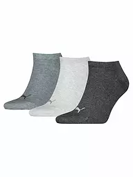 PUMA | Chaussettes sneaker lot de 3 noir | Gris