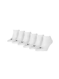 PUMA | Sneaker Socken 6er Pkg. black grey | Blanc