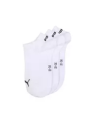 PUMA | Chaussettes sneaker enfant lot de 3 bleu denim | Blanc
