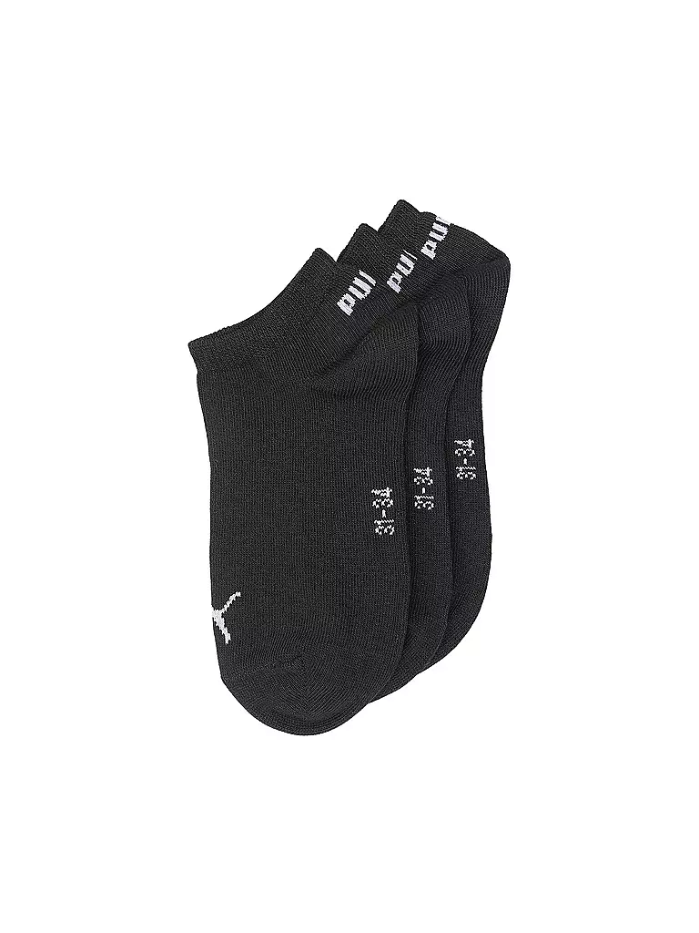 PUMA | Chaussettes sneaker enfant lot de 3 noir | schwarz