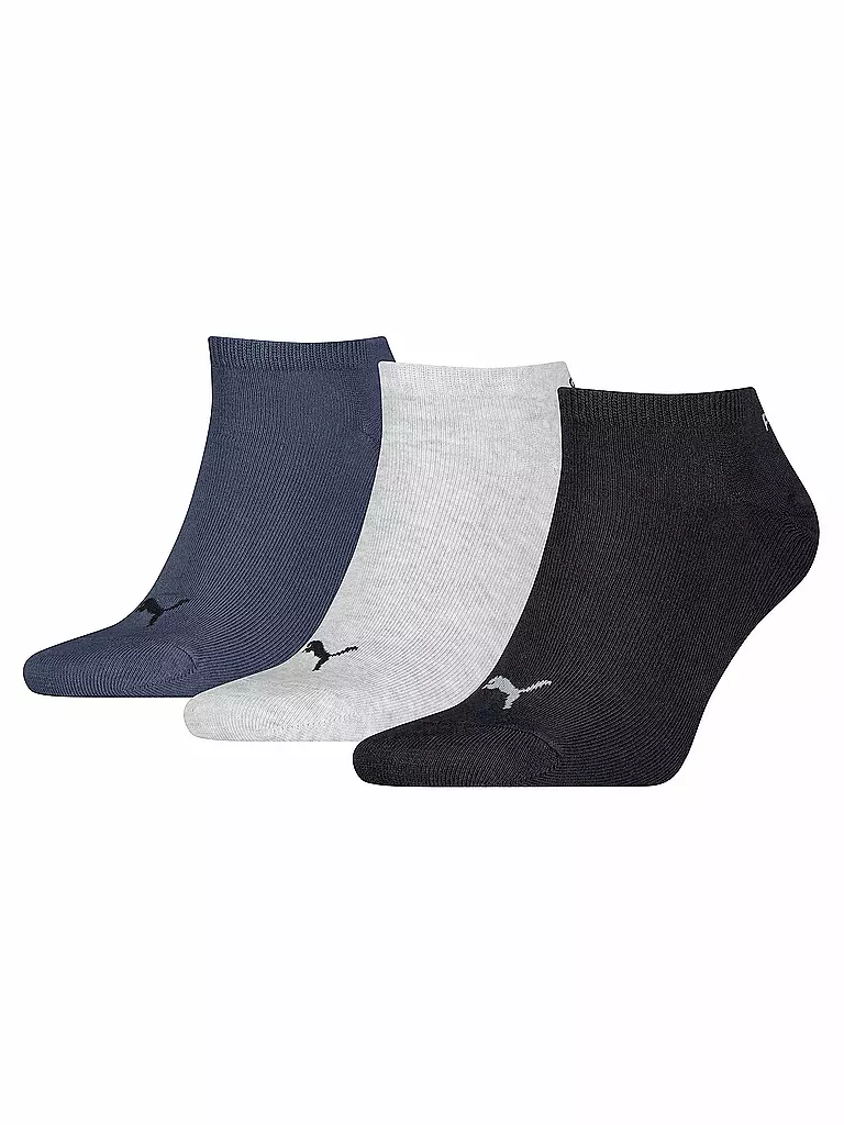 PUMA | Chaussettes sneaker lot de 3 marine / gris | blau