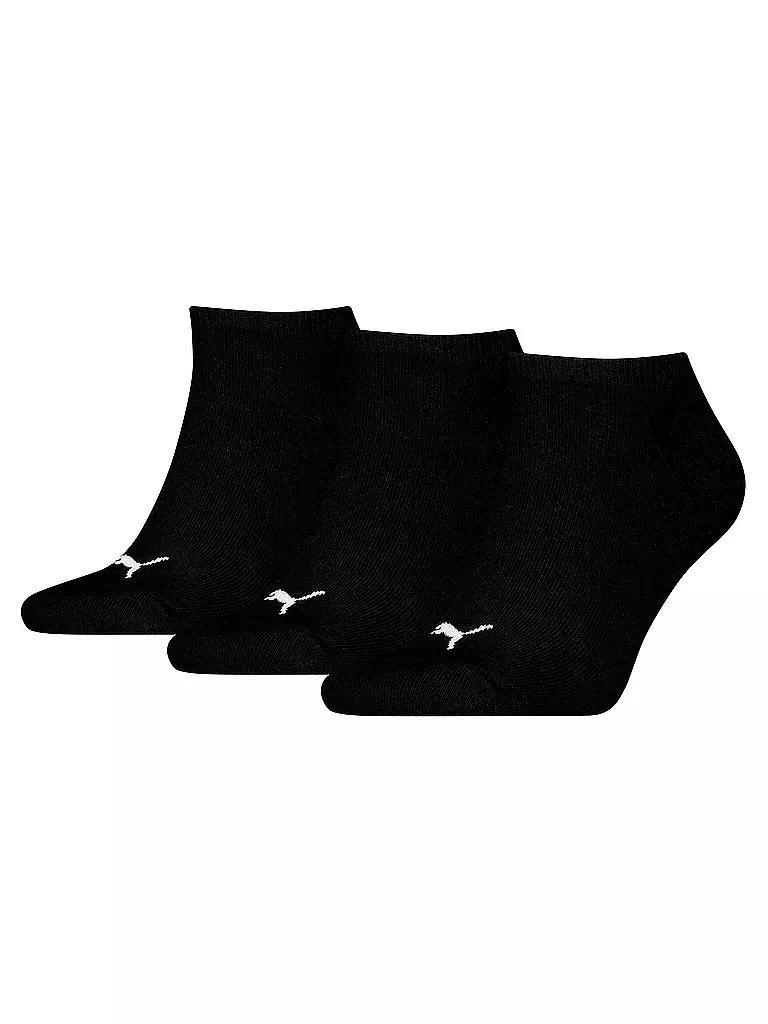 PUMA | Chaussettes sneaker lot de 3 noir | schwarz