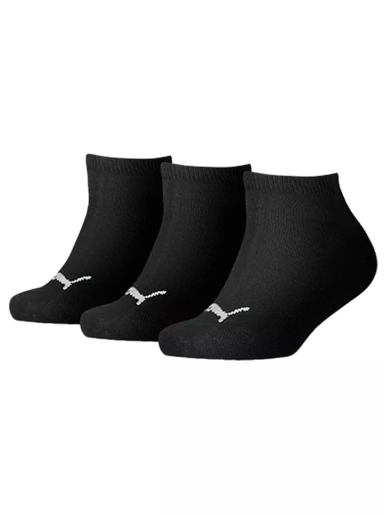 PUMA | Chaussettes sneakers garçon lot de 3 noir | schwarz