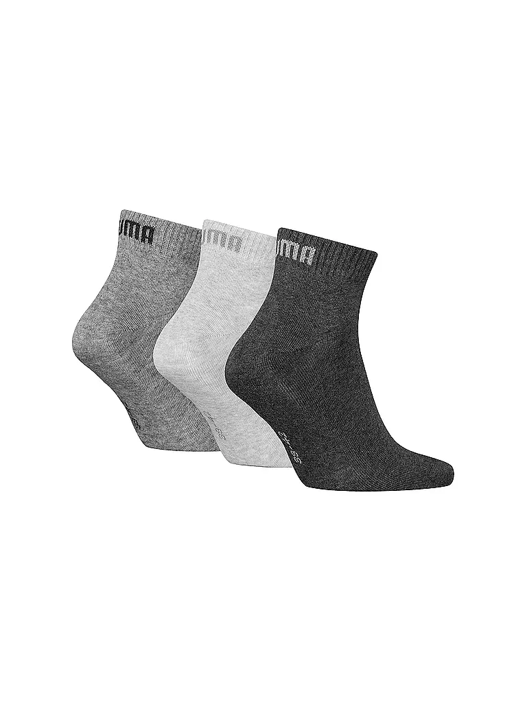 PUMA | Lot de 3 paires de chaussettes anthracite | grau