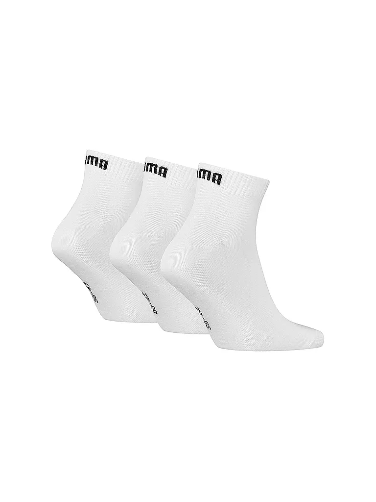 PUMA | Lot de 3 paires de chaussettes blanc | 