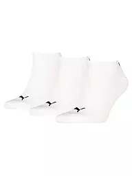 PUMA | Chaussettes sneaker lot de 3 noir | Blanc