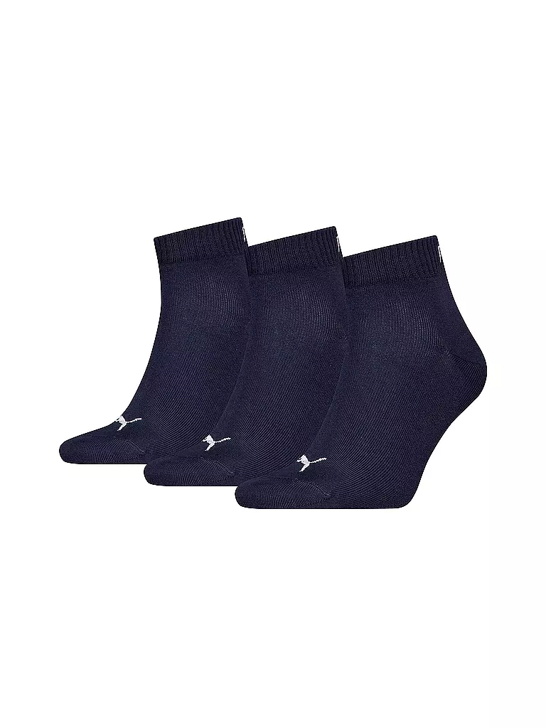 PUMA | Lot de 3 paires de chaussettes marine | dunkelblau