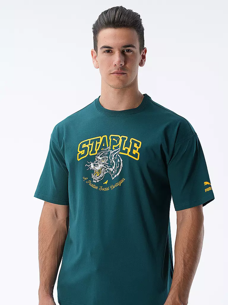 PUMA | T-Shirt PUMA X STAPLE | Pétrole
