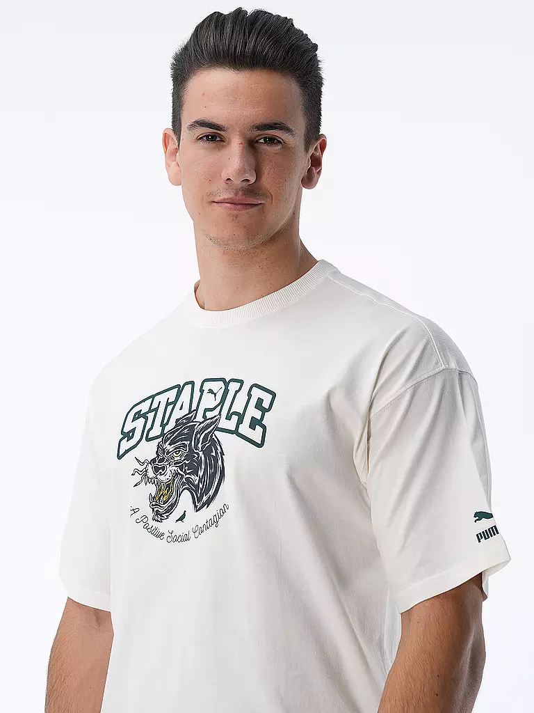 PUMA | T-Shirt PUMA X STAPLE | Crème
