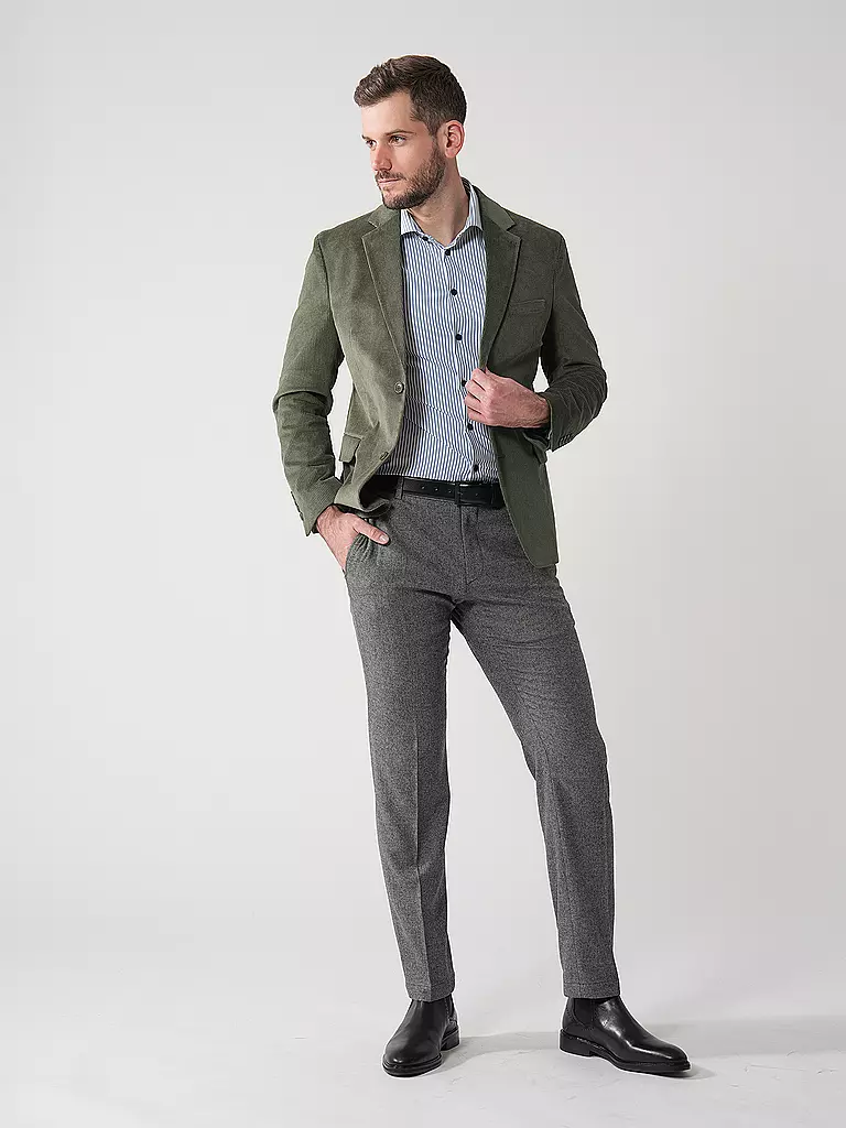 PURE | Business Hemd Slim Fit | Bleu